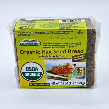 Mestemacher Organic Flax Seed Bread - Authentic German Bread