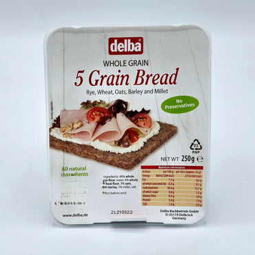 Delba 5 Grain Bread - Authentic German Bread
