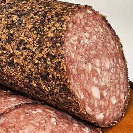 Garlic Pepper Salami – German Style Salami