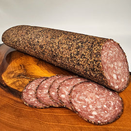 Garlic Pepper Salami – German Style Salami