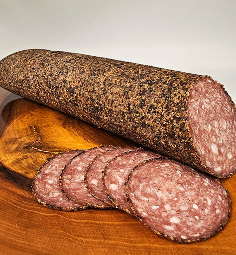 Garlic Pepper Salami – German Style Salami