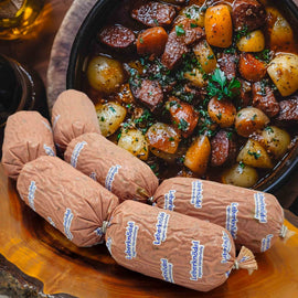 LEBERKNÖDEL SAUSAGE – LIVER SAUSAGE (3 SAUSAGE LINKS PER PACKAGE) One Pound