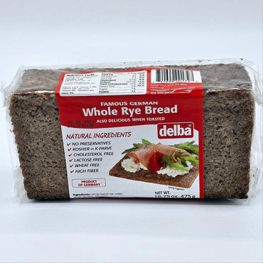 Delba Whole Rye Bread - Authentic German Bread