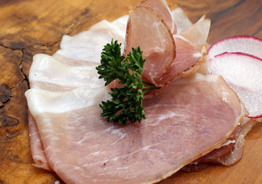 Bauernschinken (mit Speck/with Fat) - Charcuterie Smoked Farmer Ham (per pound) Sliced