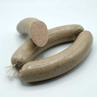 HAUSMACHER LEBERWURST – LIVER SAUSAGE FARMER STYLE (1 SAUSAGE PER PACKAGE) 0.75 Pound