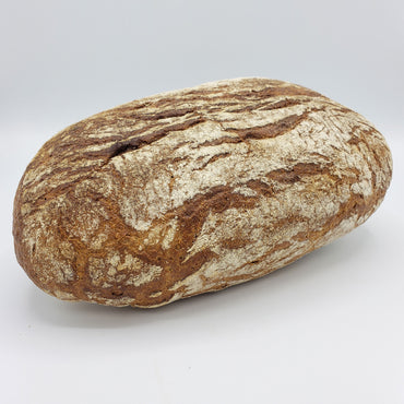 Dark Rye Loaf of Bread - Authentic German Bread