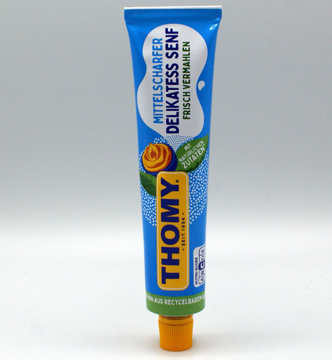 Thomy - Mittelscharfer Delikatess Senf Frisch Vermahlen - Tube (100 ml)